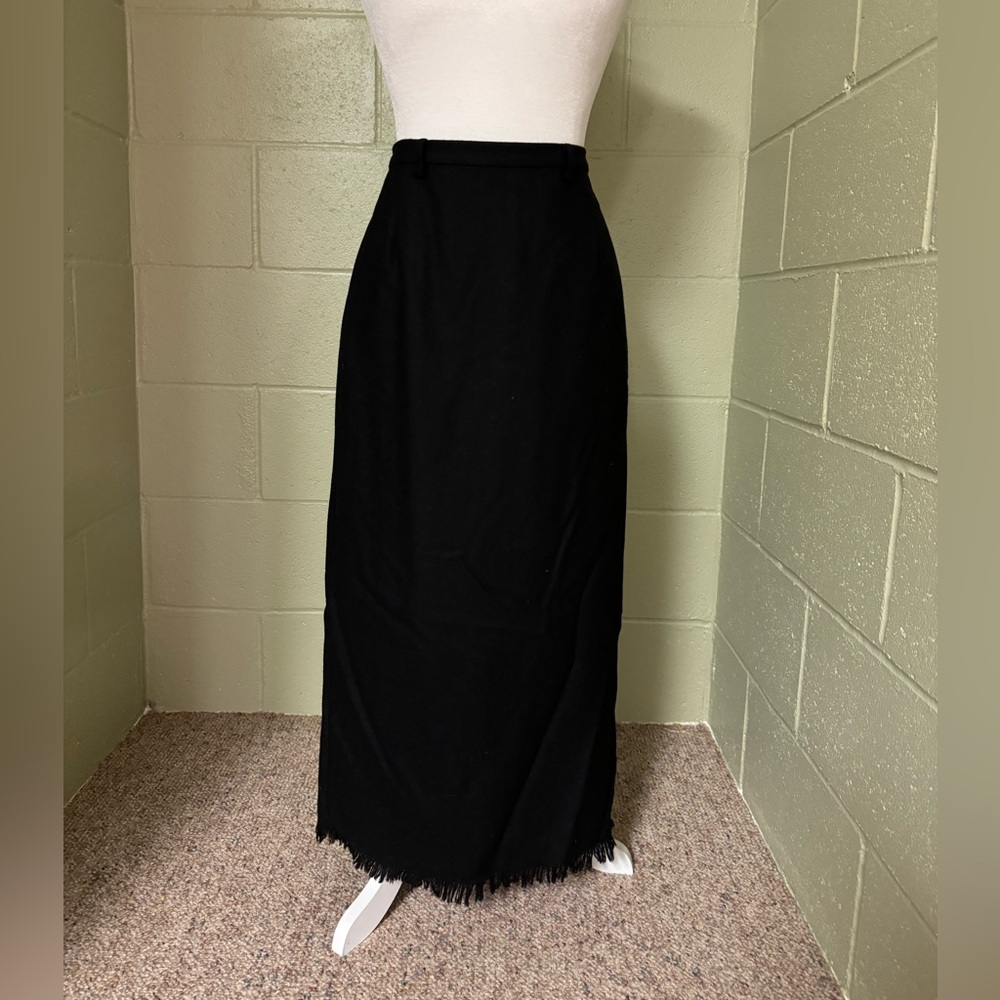 Eddie Bauer midi wool skirt